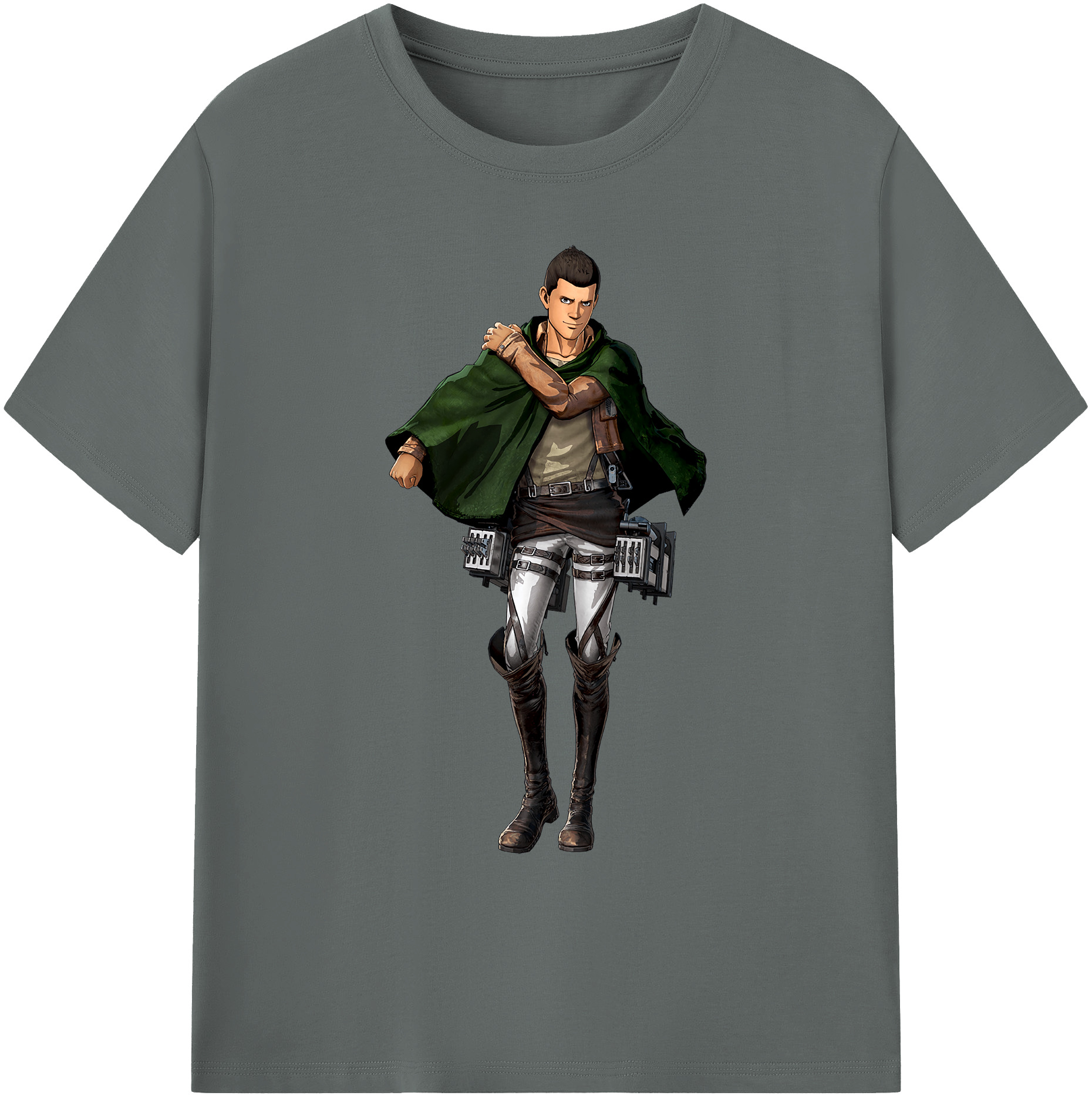 （画像用） 進撃の巨人 Attack on Titan 綿100％ メンズ半袖Tシャツ｜肌触りやわらか＆通気性